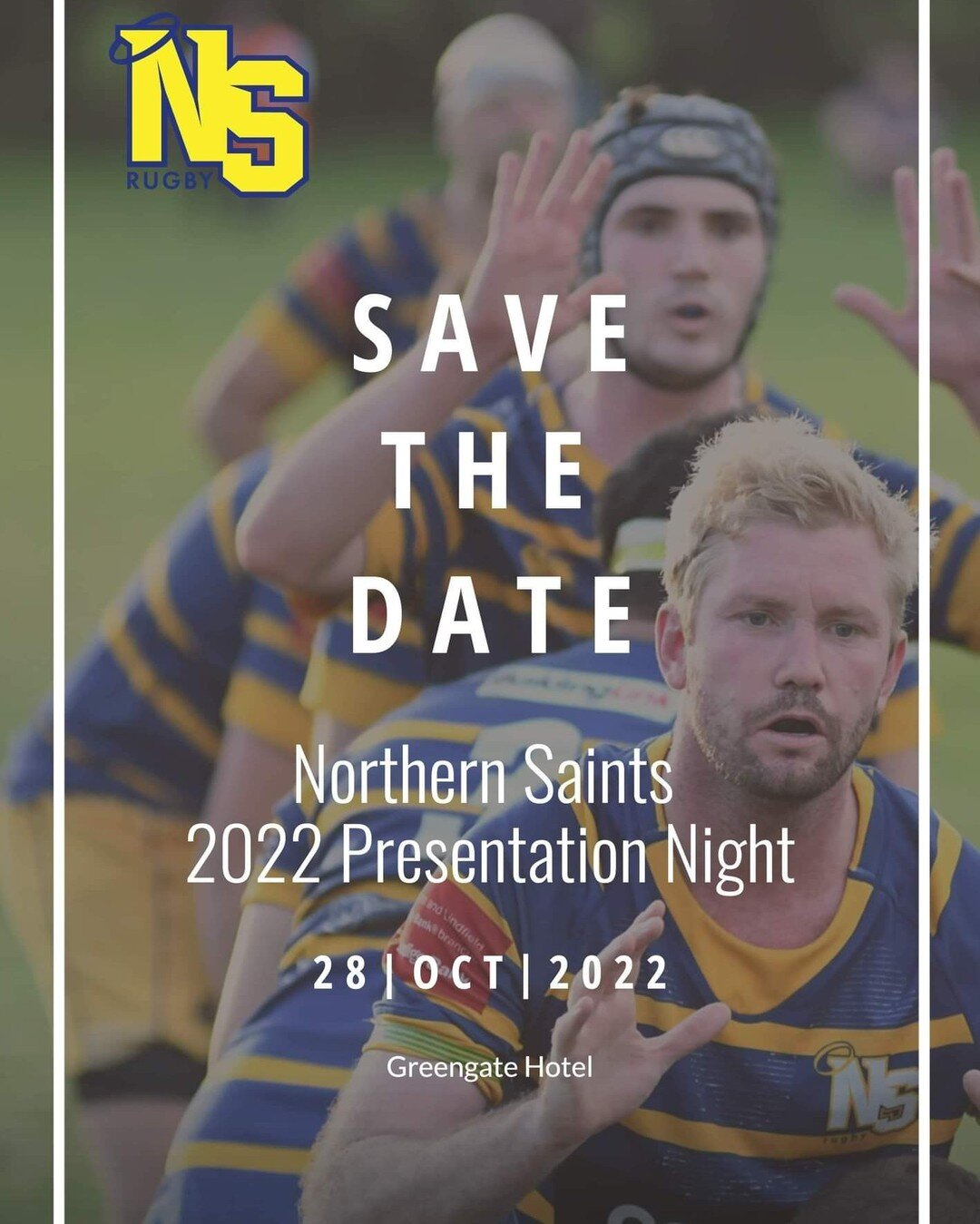 Make sure you've kept Fri 28th Oct free for the Northern Saints Rugby Presentation Night!

Keep an eye out - tickets go on sale this weekend!