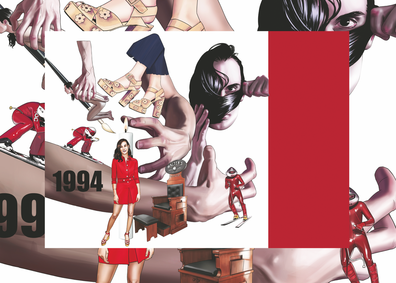 W4n73D m0d£L — Pimp Fashion collage