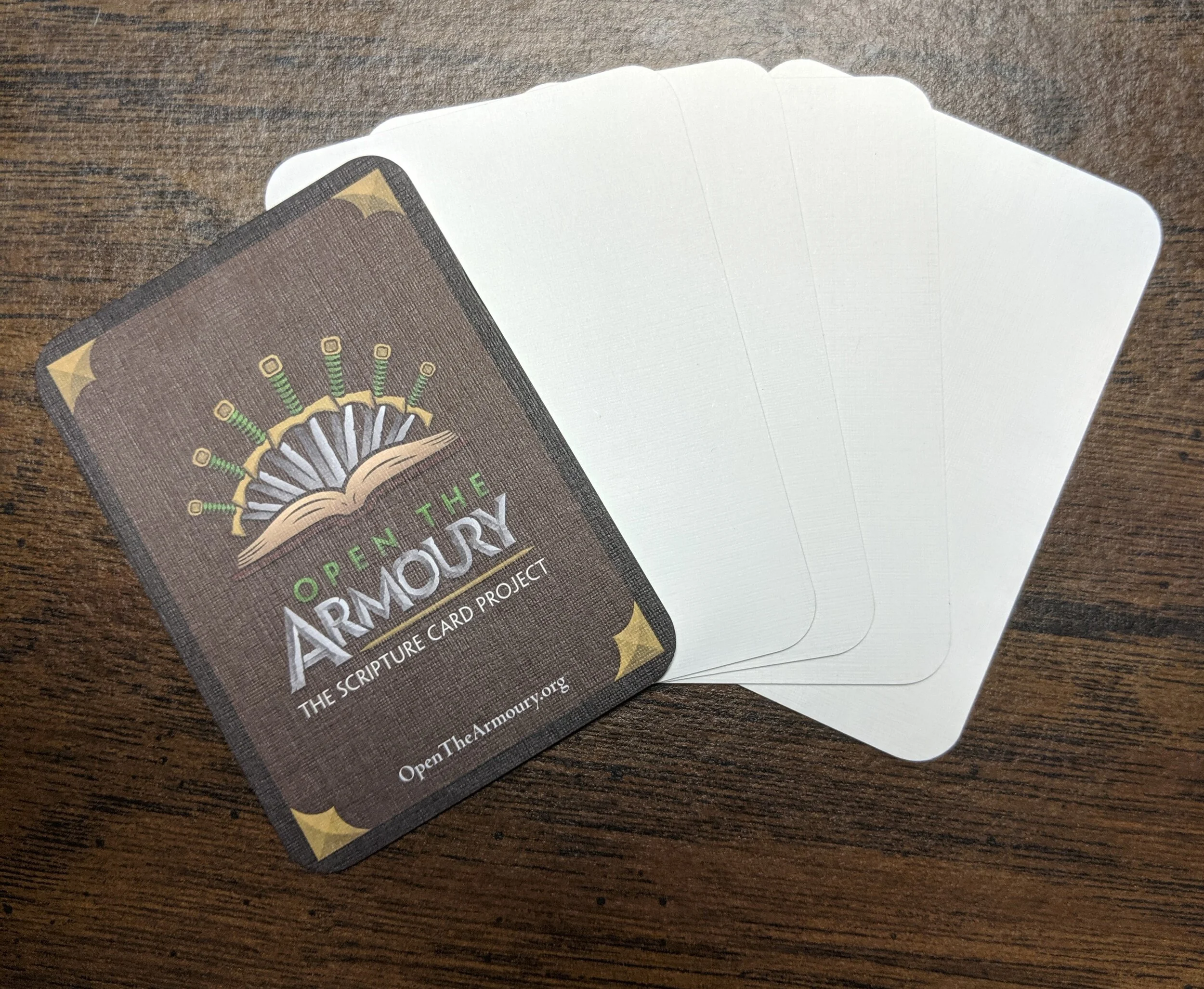 40 Blank Scripture Cards