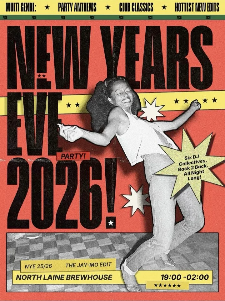 🎆⚡️ Ready to party your way into 2026? ⚡️🎆

This year we&rsquo;re teaming up with Brewhouse regular and Brighton legend Jay-Mo, who&rsquo;s bringing along a stacked crew of her favourite local DJ talent for NYE: The Jay-Mo Edition ❤️&zwj;🔥
Expect 