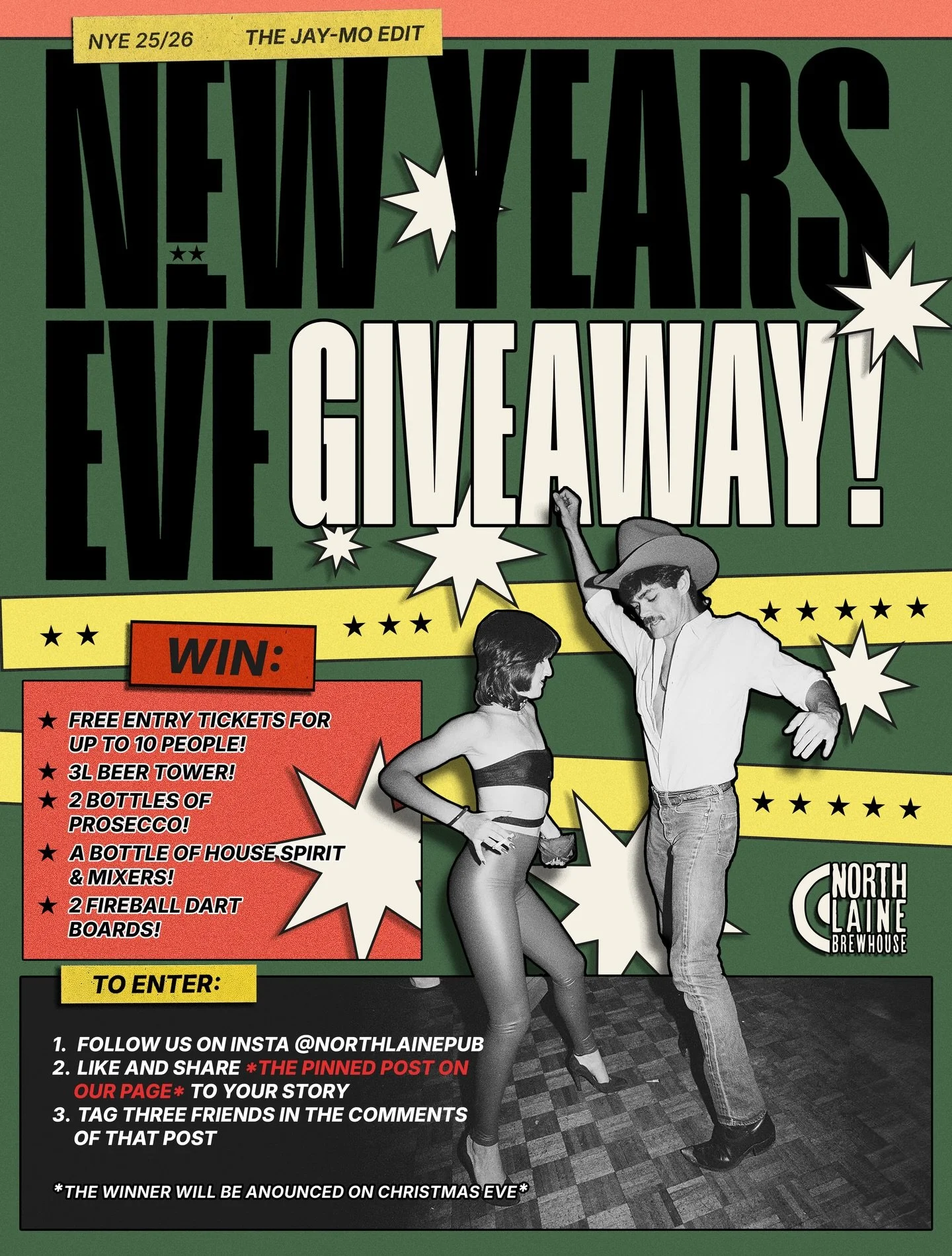 Fancy your luck at winning 10 free tickets for you and your mates to our end of year party blow out hosted by Brighton legend @jayyy.momo? How about bevs for your crew sorted for the entire night too? 
Still not enough? How about 2 Fireball branded d