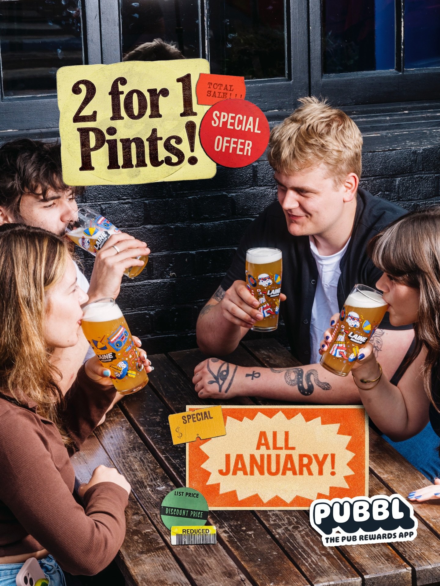 Halfway through January already?&hellip; 👀🍺

Which means you&rsquo;ve got just a couple of weeks left to make the absolute most of our January 2 4 1 deal on all Laines pints! 

Officially Brightons cheapest pint and it&rsquo;s won&rsquo;t last fore
