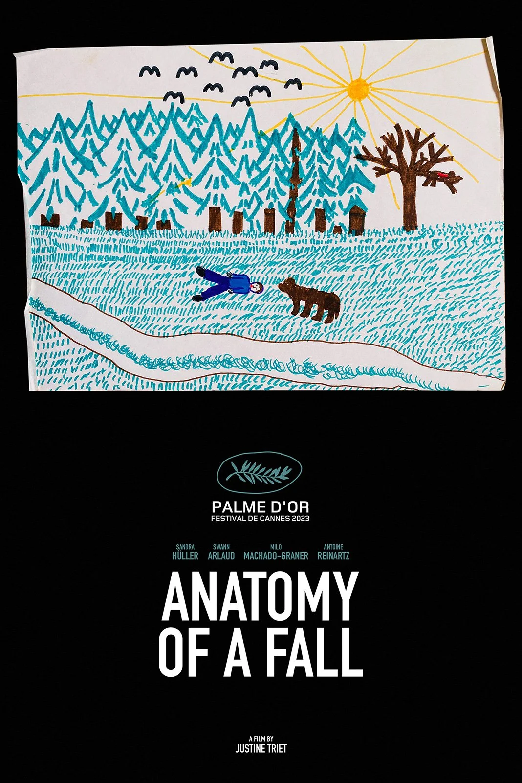 A drawing → a poster → a book