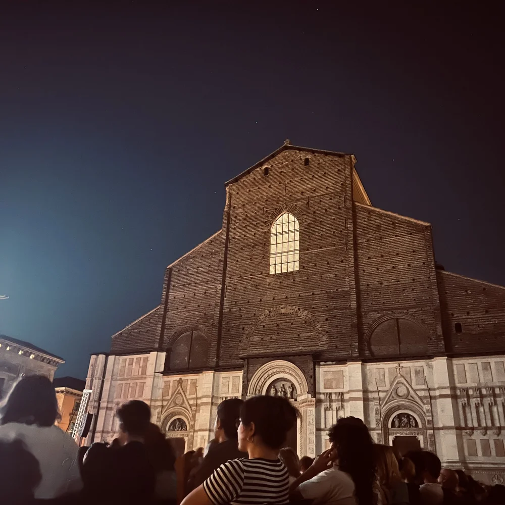 Basilica di San Petronio keeping us safe.