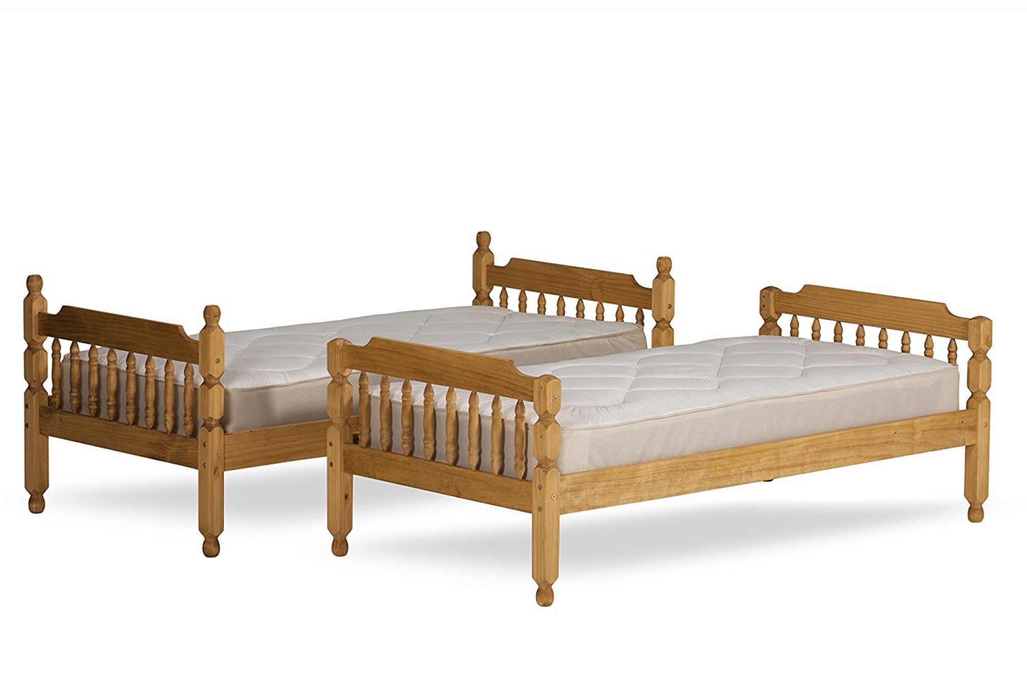 30 Colonial Spindle Bed in Waxed 