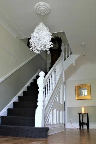 Two-tone hallway | Fran & Lou