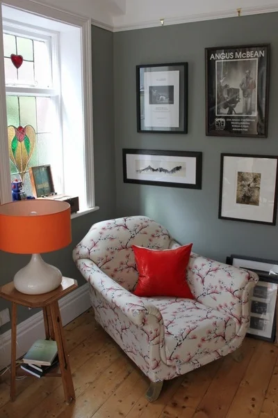 Dark grey painted living room | Fran & Lou