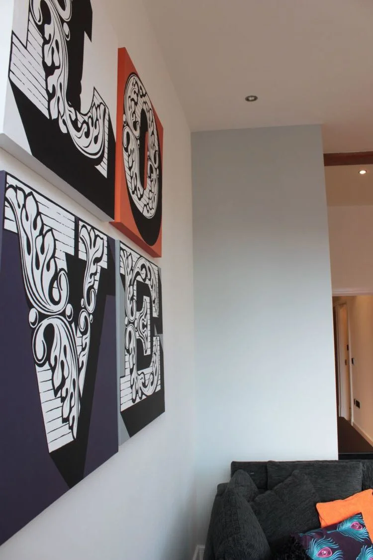 Light grey painted walls  |  Fran &amp; lou