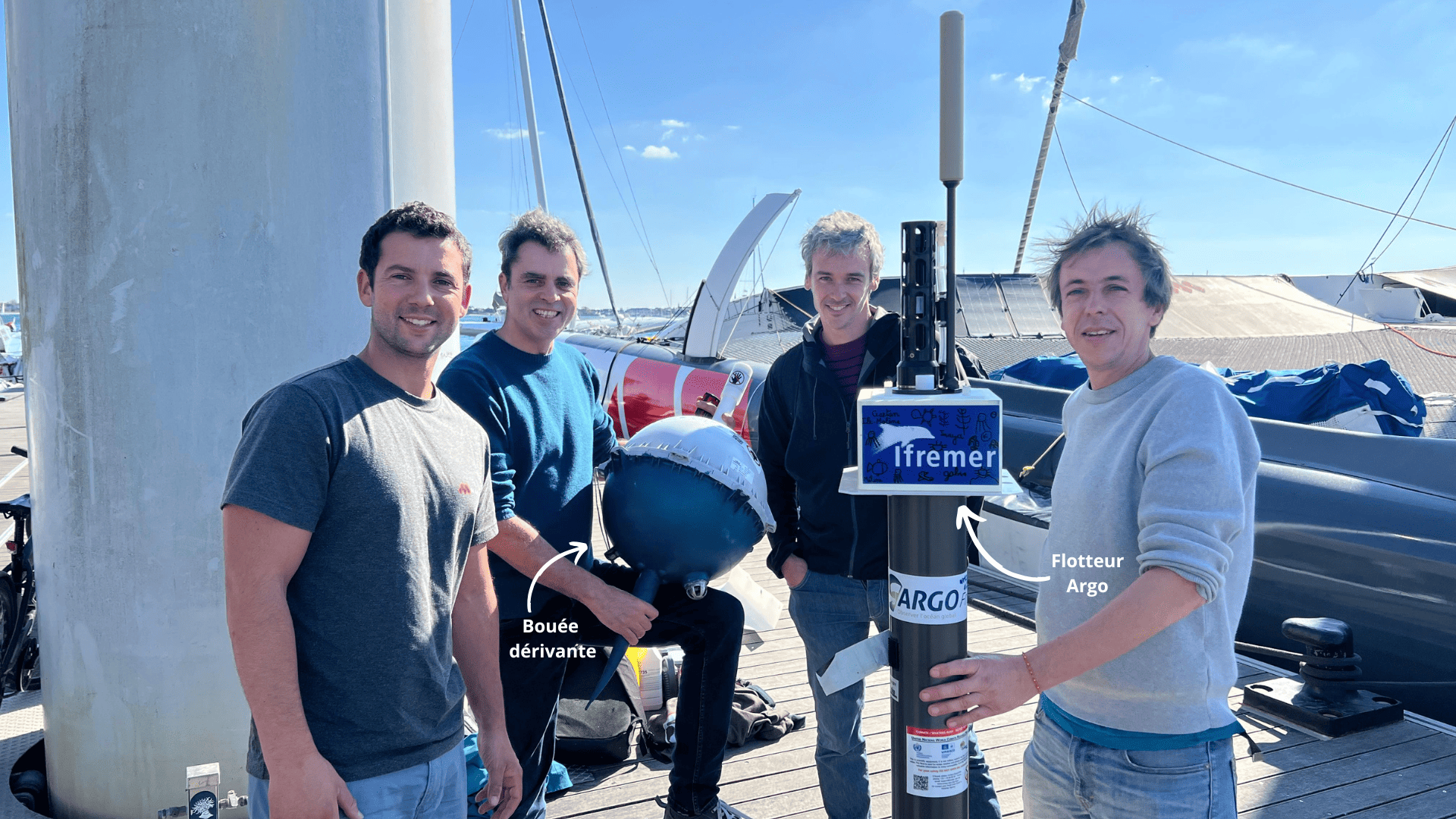 Remise du Flotteur Argo et de la bouée dérivante SVP