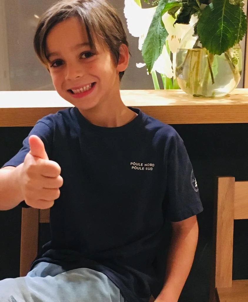 Tee shirt enfant "poule nord poule sud"