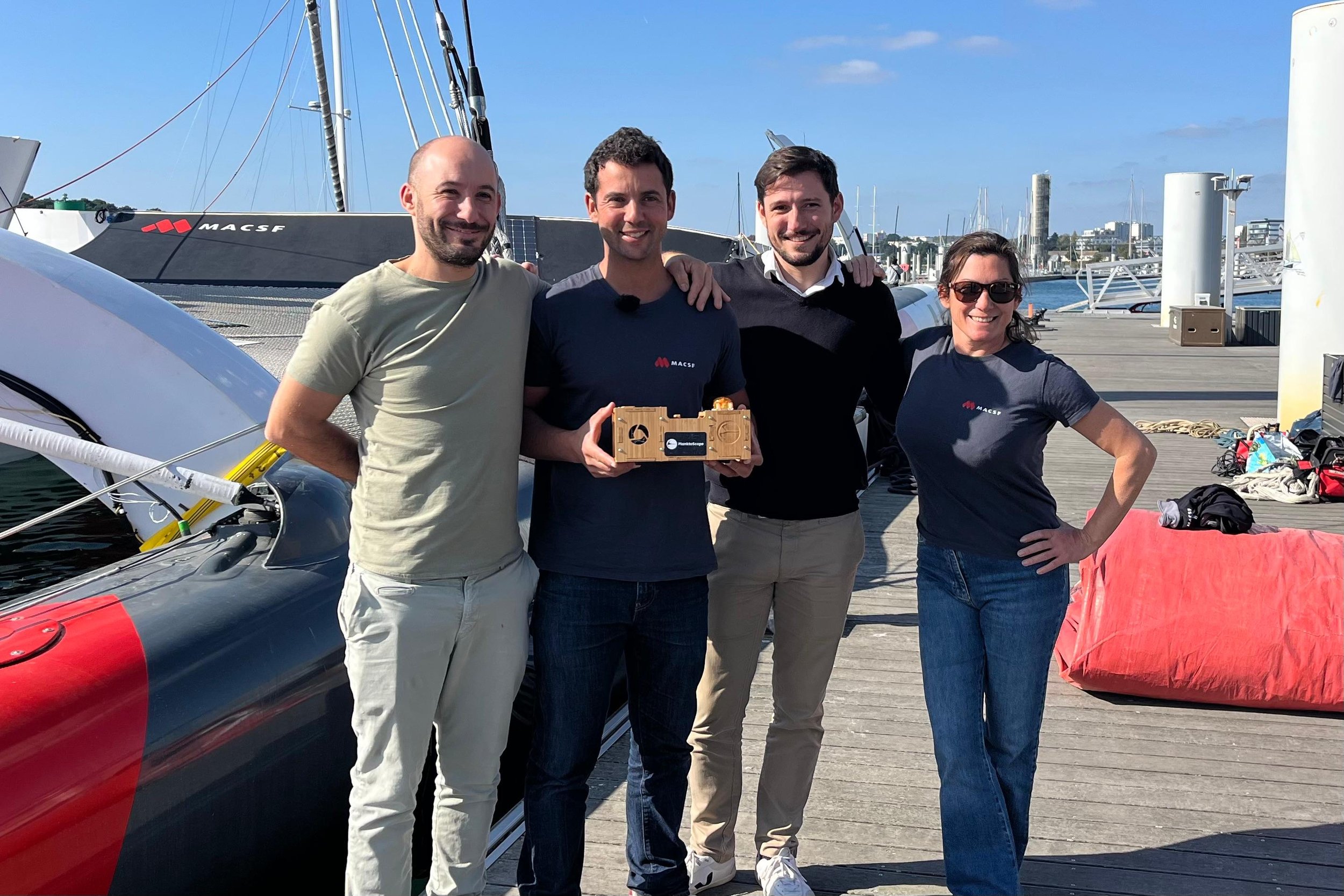 Remise du planktoScope - FairScope x Team Guirec