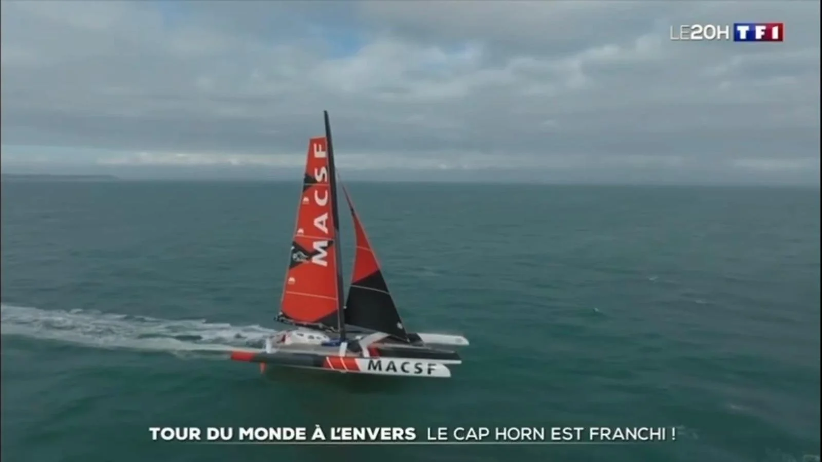 Passage du Cap Horn sur TF1 