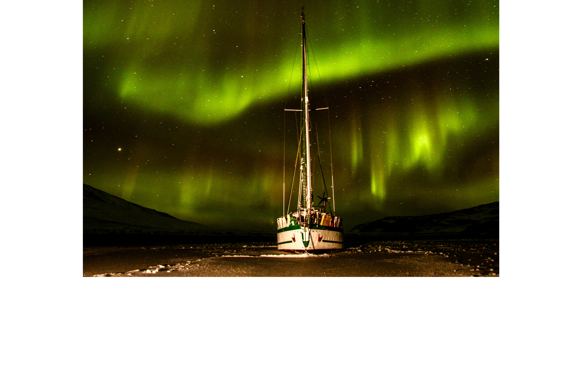 Carte Postale "Aurores boréales - Groenland"