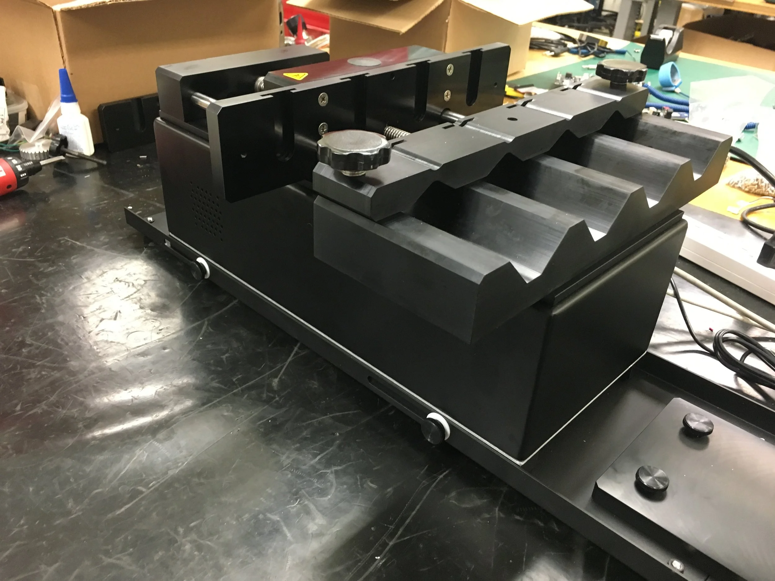  The new baseplate that I designed had to be lightweight enough to be shipped and handled easily while still being able to support the weight of the pump and the force of the pushing. this was achieved using steel with 90 degree bends at the corner w