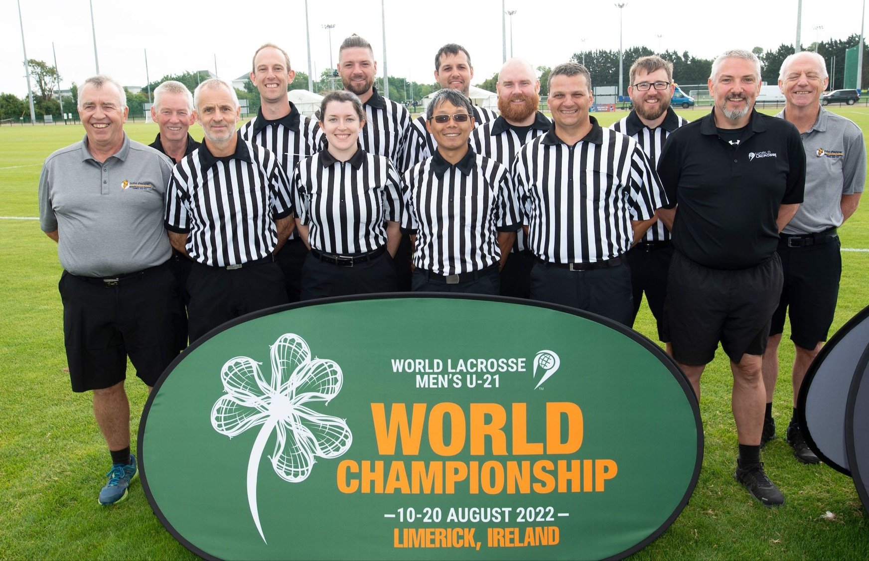 English officiating crew at the Men’s Under 21 World Championship