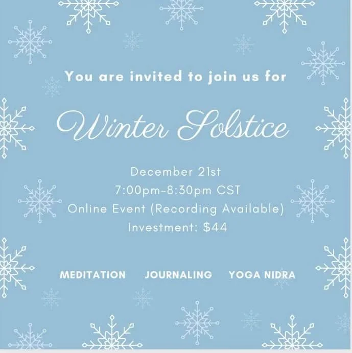 WINTER SOLSTICE ONLINE CELEBRATION