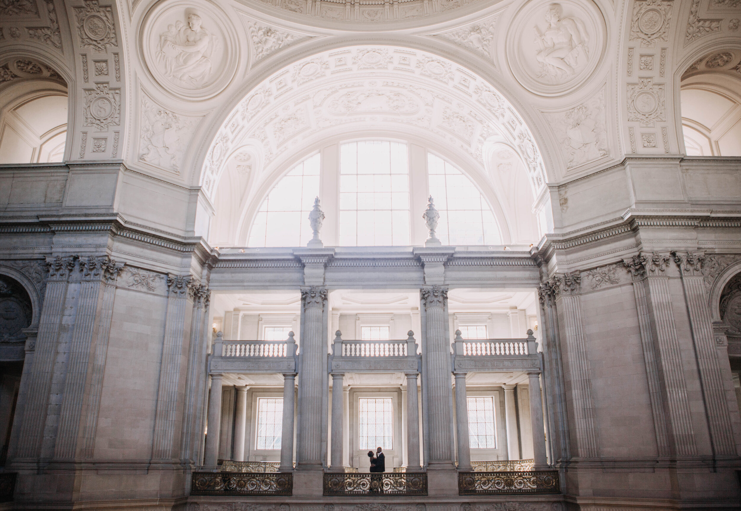 Tayo and Dolu San Francisco city hall engagement