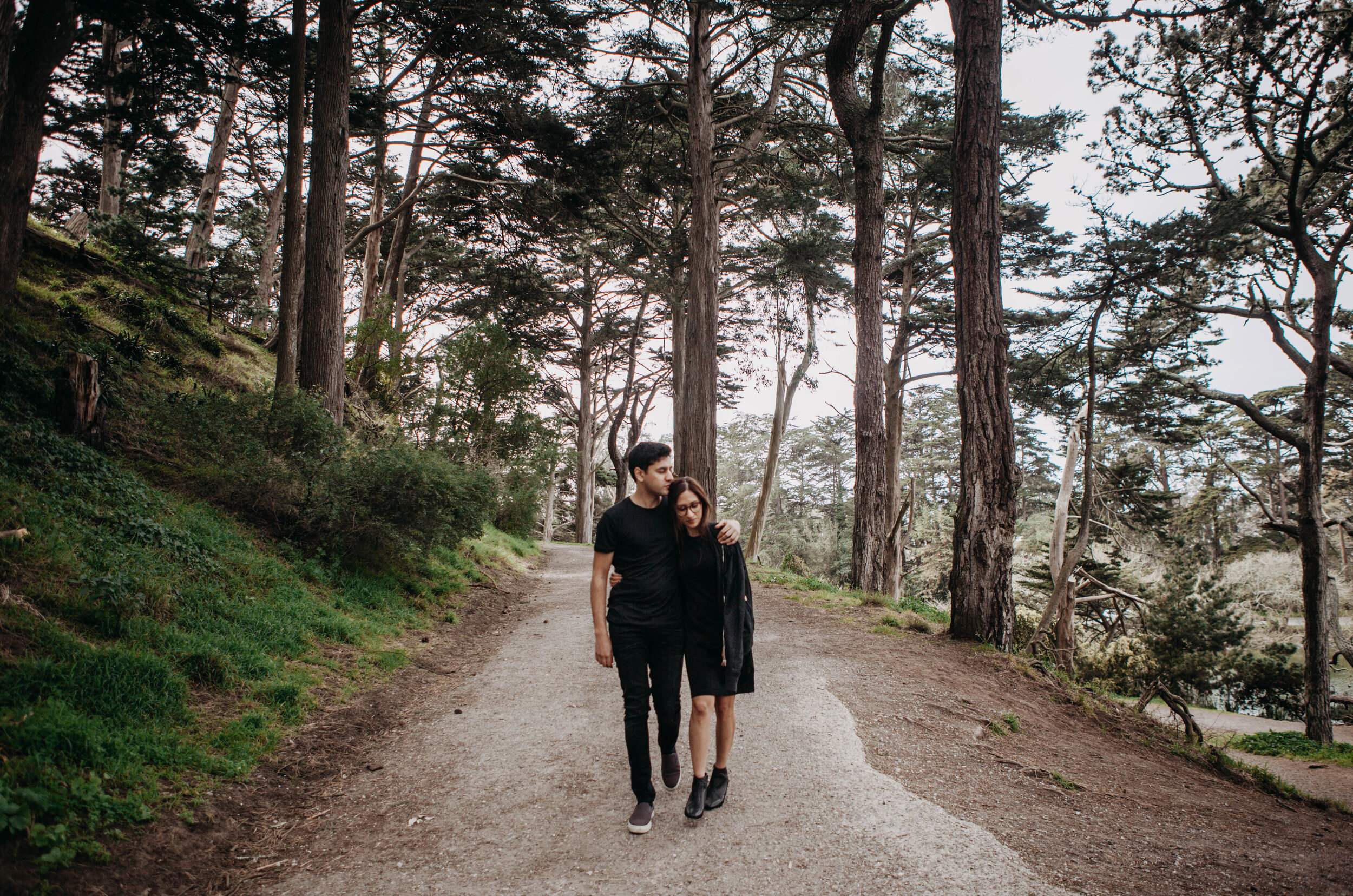 Sunny and Poorvi San Francisco Golden Gate Park Engagement