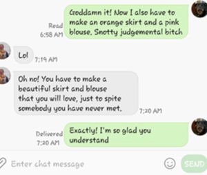 Ha! That will show those dead biddies!