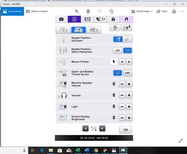 There it is! Setting Screen 4 successfully saved externally