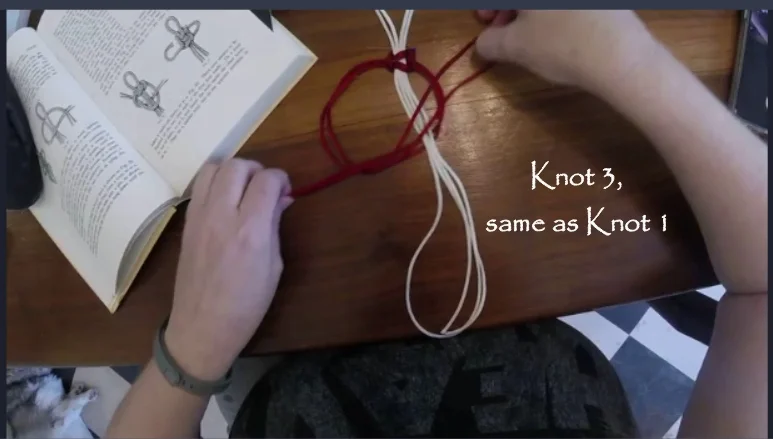 Third knot is the same as knot 1