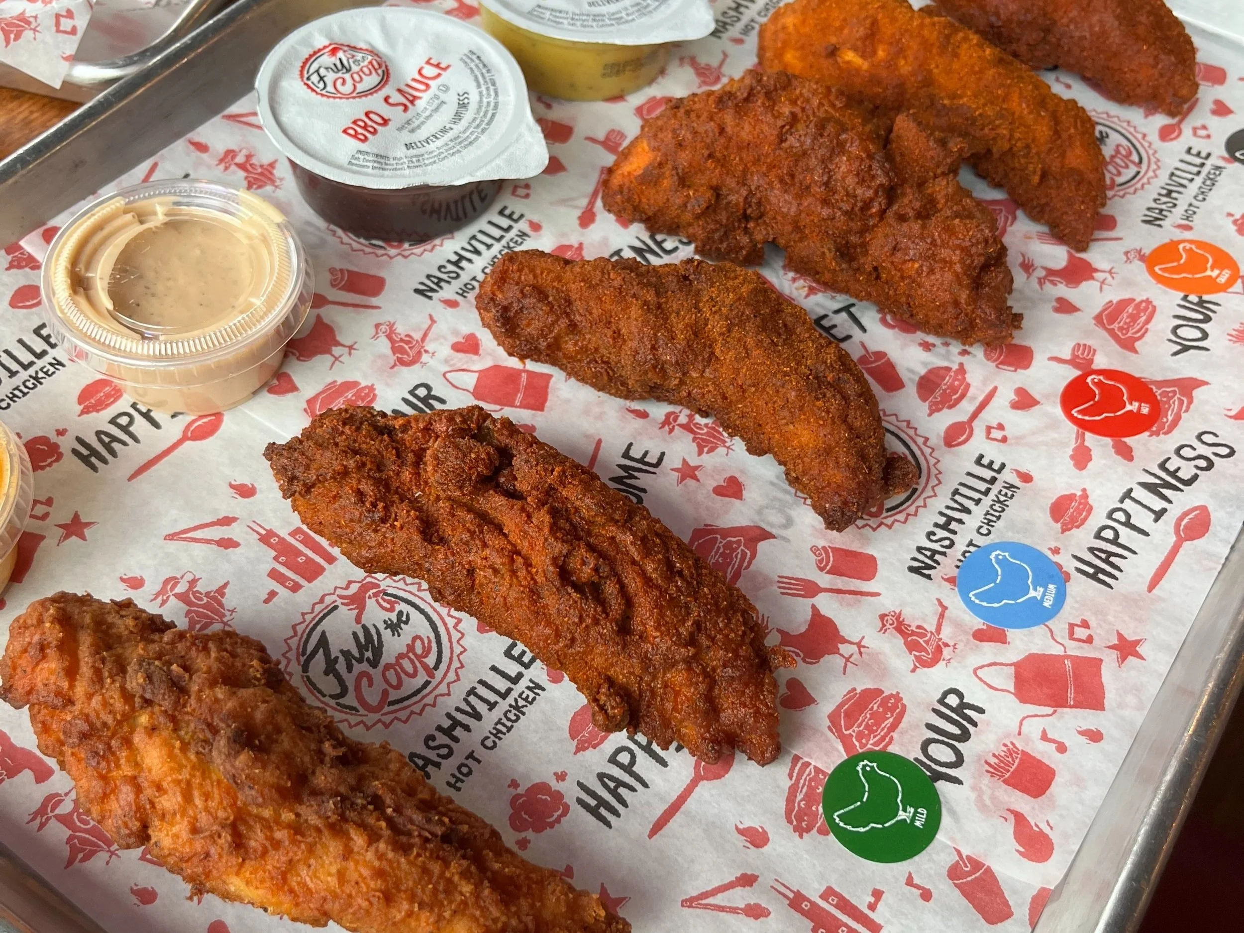 Fry Flight Menu Fry the Coop