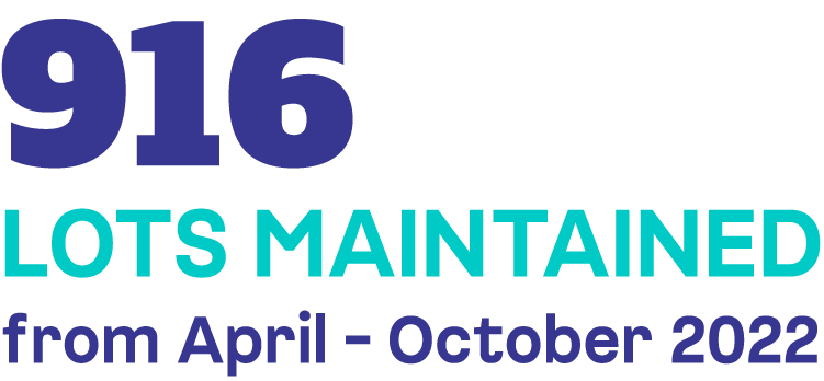Stat: 916 lots maintained from April to October 2022