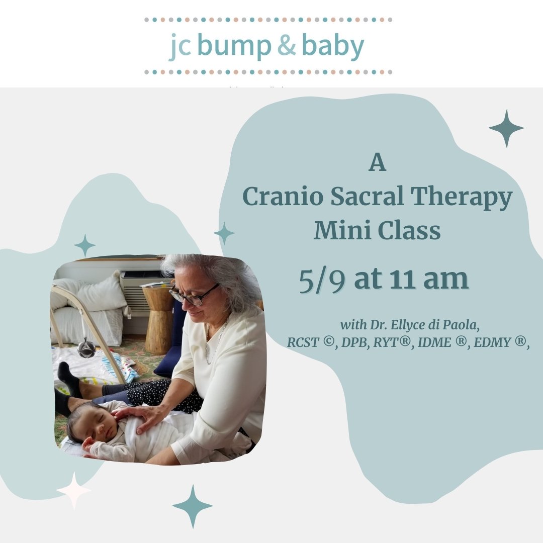 On May 9th, Dr. di Paola will take you through the 5-step baby stretch routine which she uses to evaluate babies in her practice and which you can use in your home with baby during your regular activities- during changing, feeding, bonding, and playt
