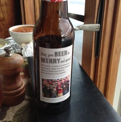 Eating in a winter wonderland