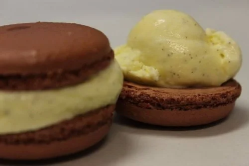 Butternut Hard Cider, Ice Cream Macaroons and Crab Cake Croquettes. Oh my!