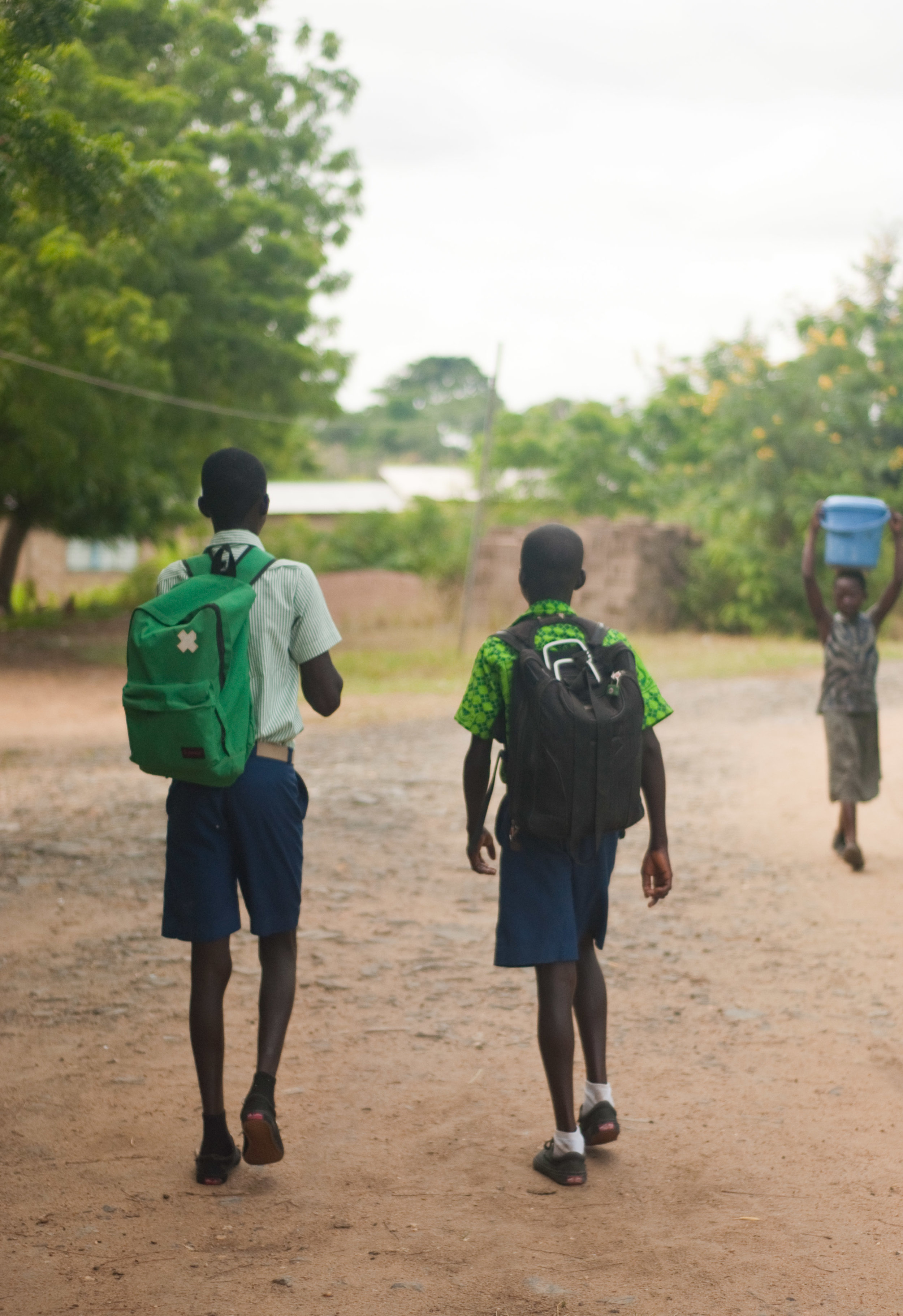 walking to school