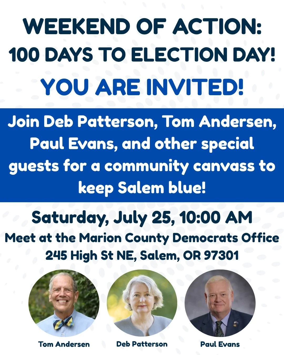 You're Invited to a Weekend of Action!