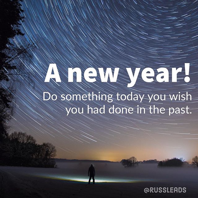 Today is day one. Start a new habit today! Do just one small thing you didn&rsquo;t do previously &amp; begin creating the improved you today. #newyearsresolutions