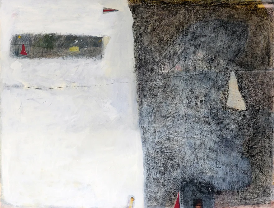 Untitled 1, 2000, Acrylic, oil pastel, coloured pencil, graphite pencil on canvas, 130 x 170 cm, Toronto, Canada
