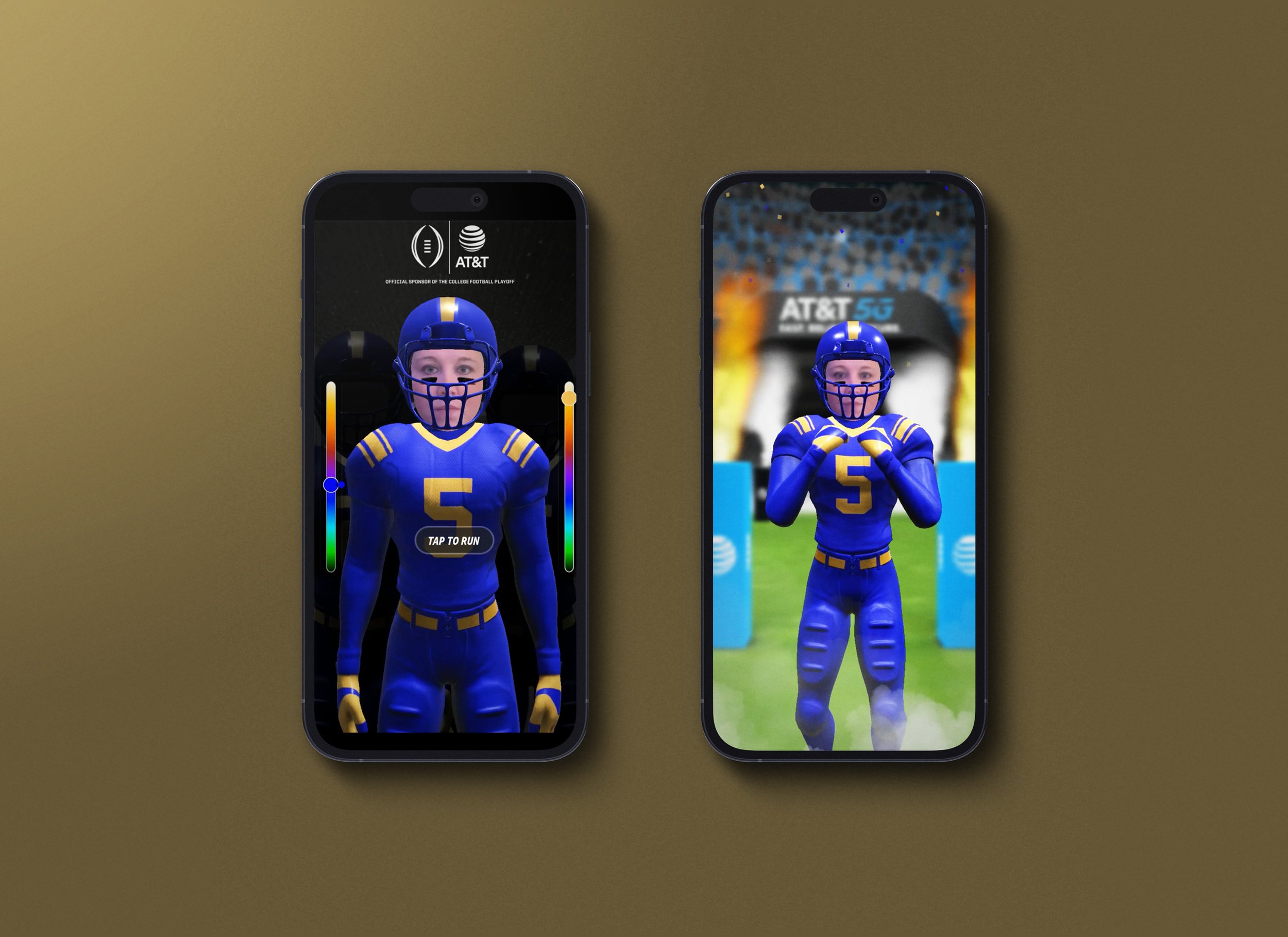 AT&T: NCAA Football Playoffs Snap Lens
