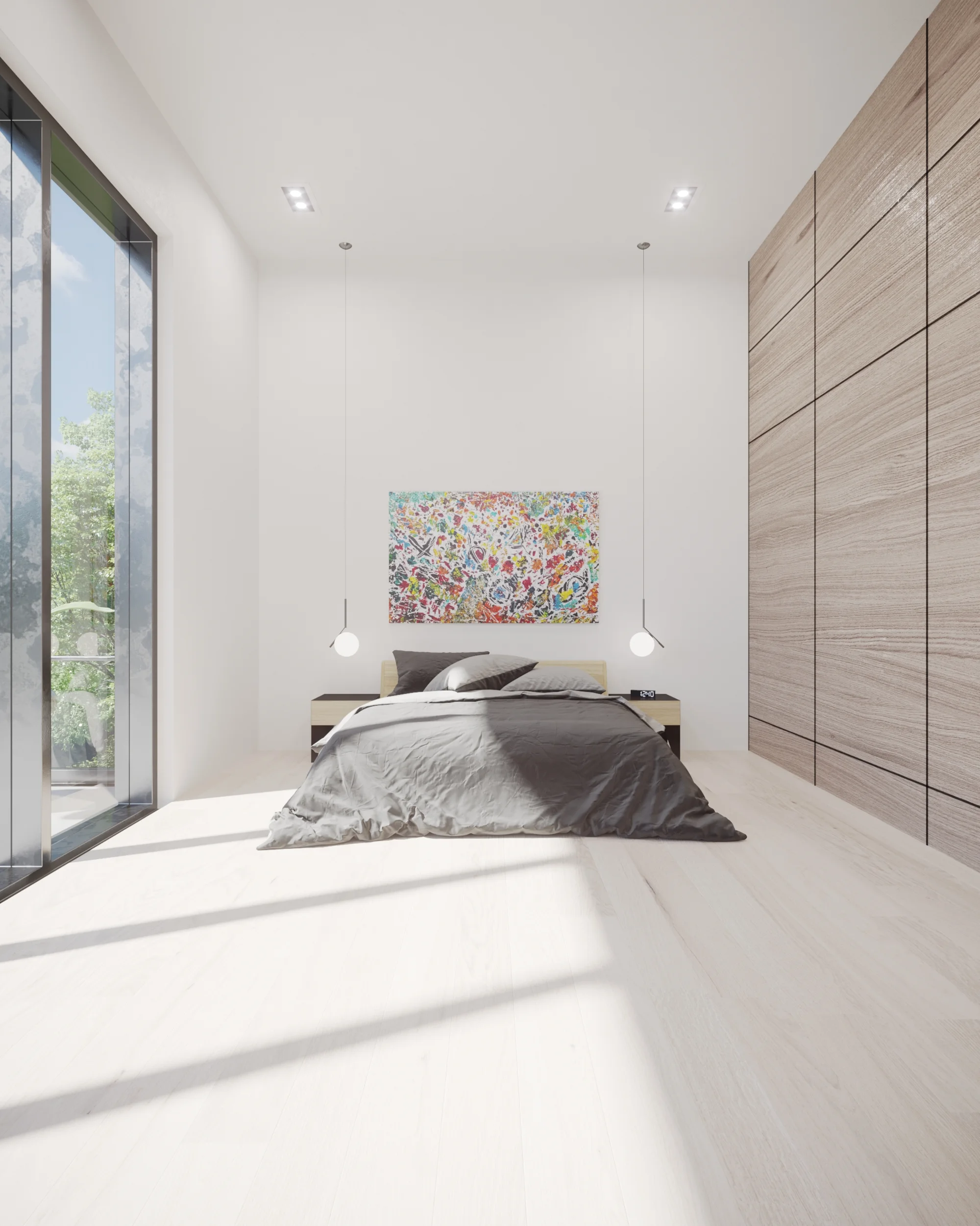 Render, Interior, Master Bed