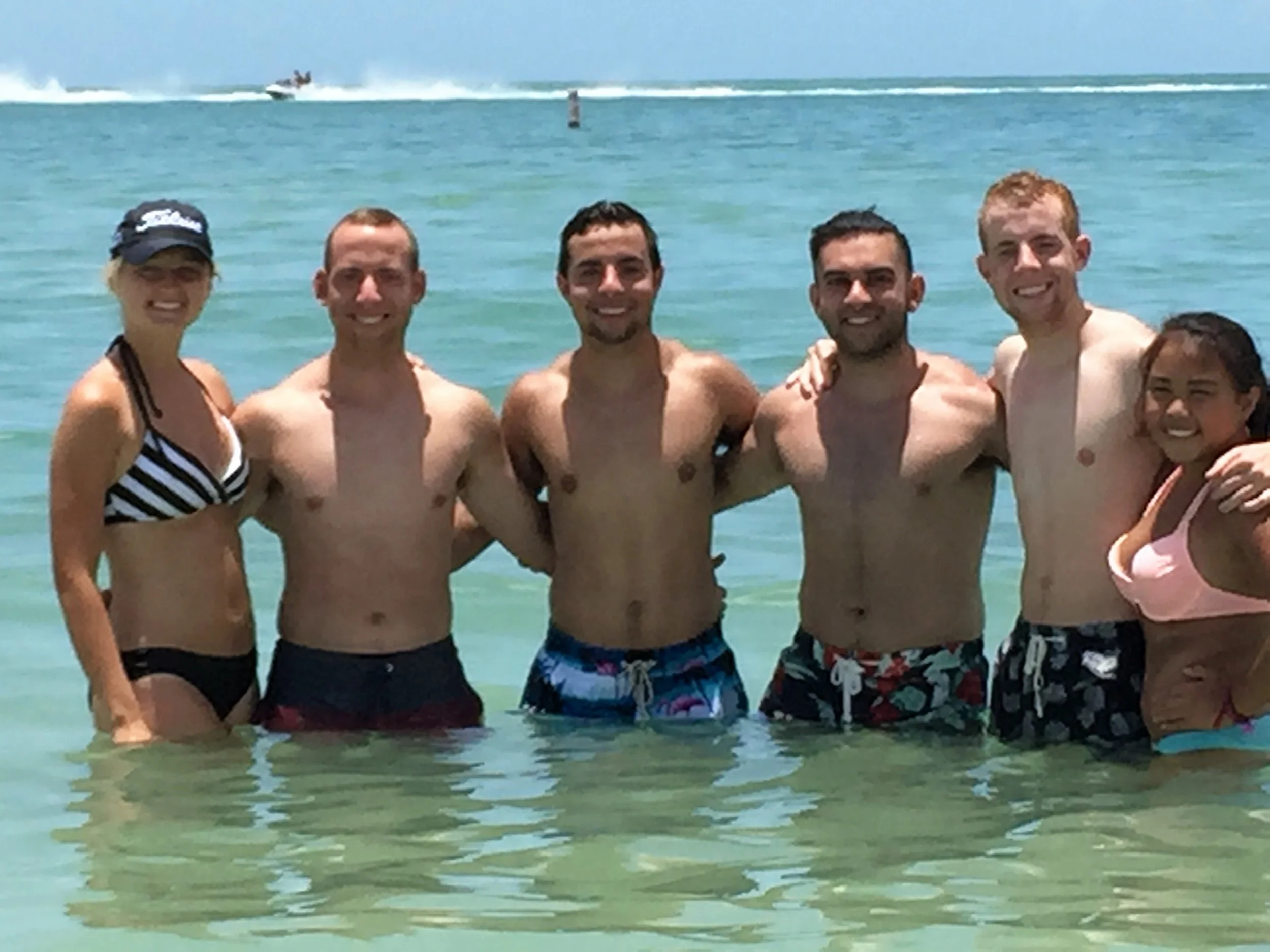 June 24, 2015 in Ft Myers Florida for family vacation. Maria, Grant, Nick, Jhonny, Alec and Laney.