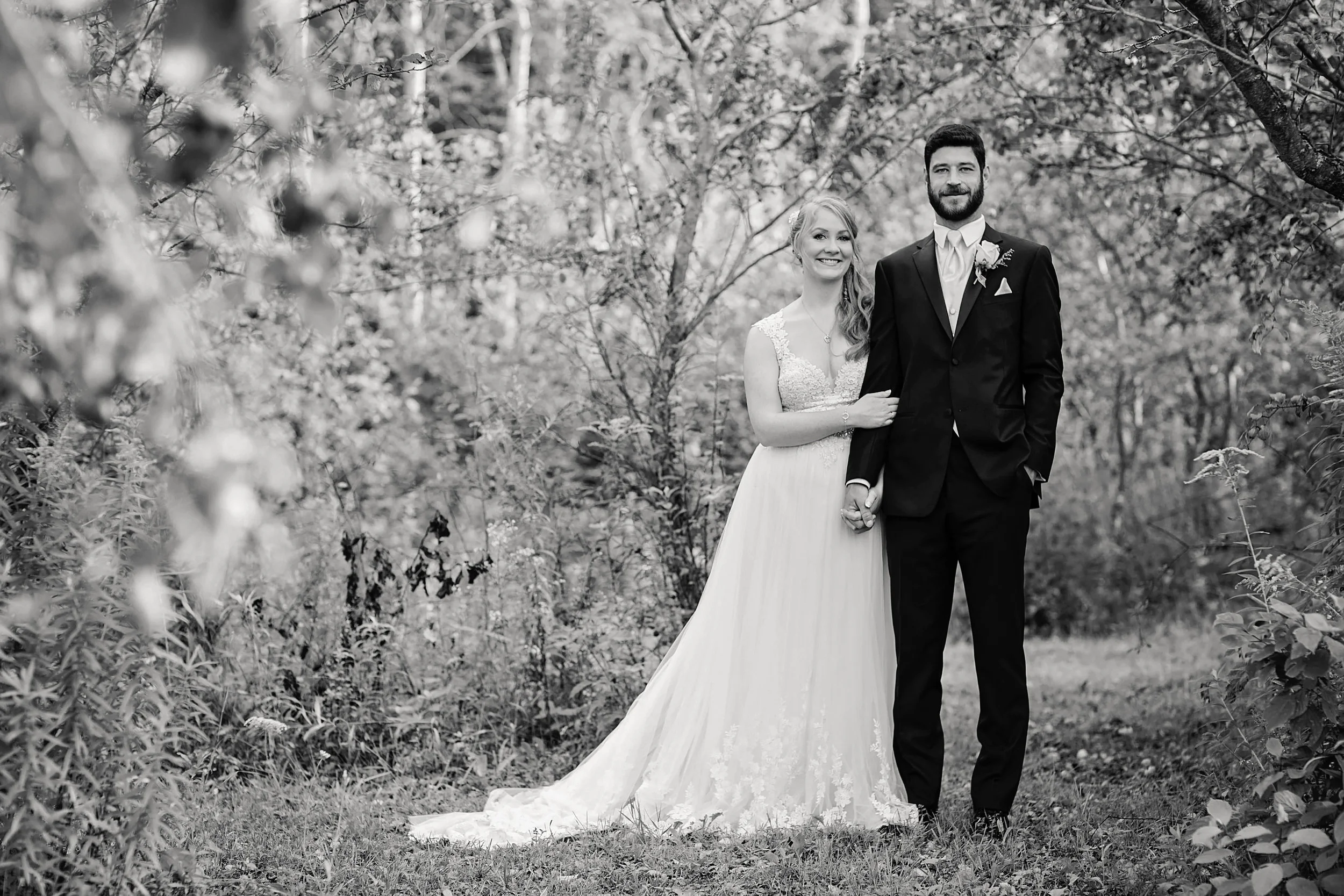 Morgan Bress Photography | Lindsay Wedding Photographer | Kawartha Lakes Wedding Photographer | Ontario Wedding Photographer | Apple Orchard Wedding, Wedding Love, Romance, Light and Airy, Black and White Photography