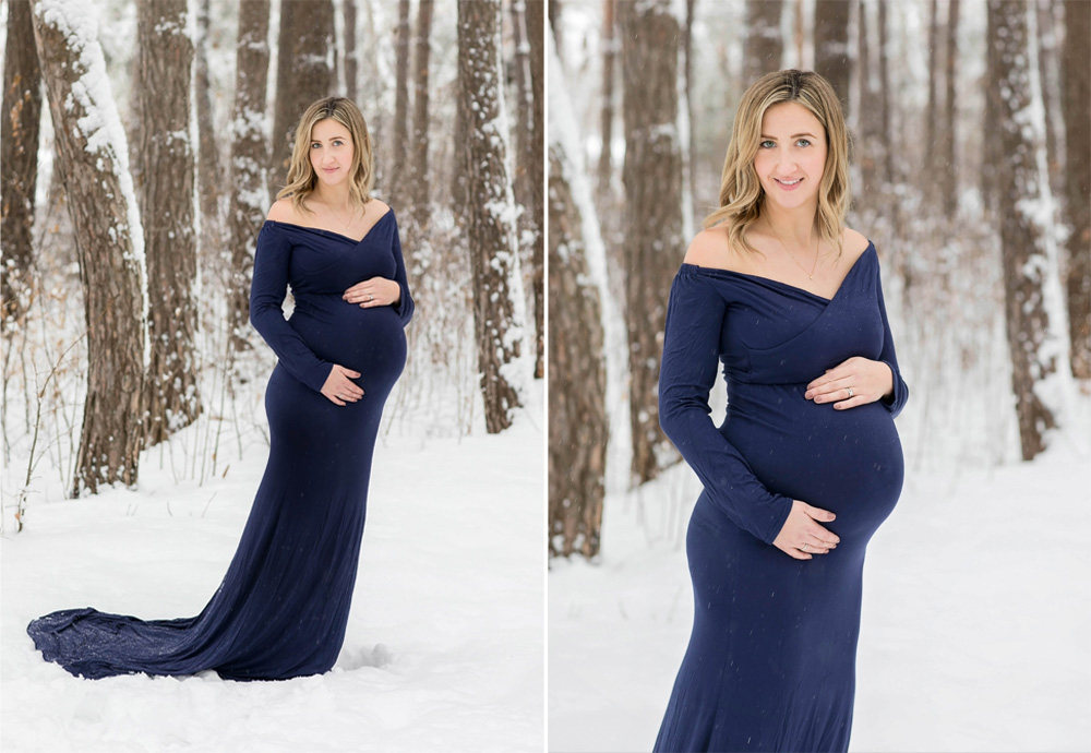 Winter Maternity Session | Morgan Bress Photography