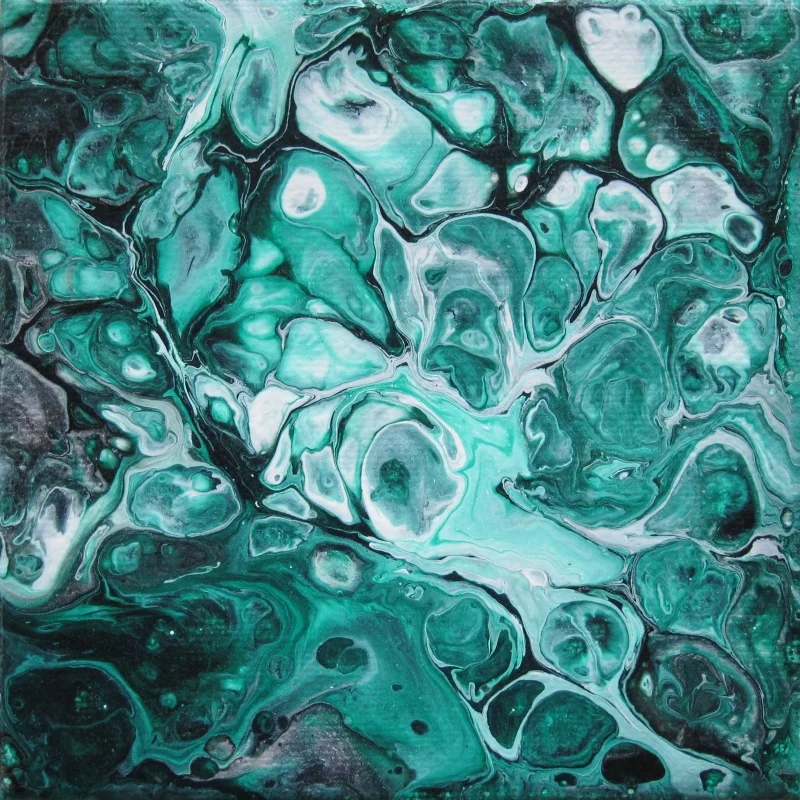 2017 4" x 4", Acrylic on Canvas