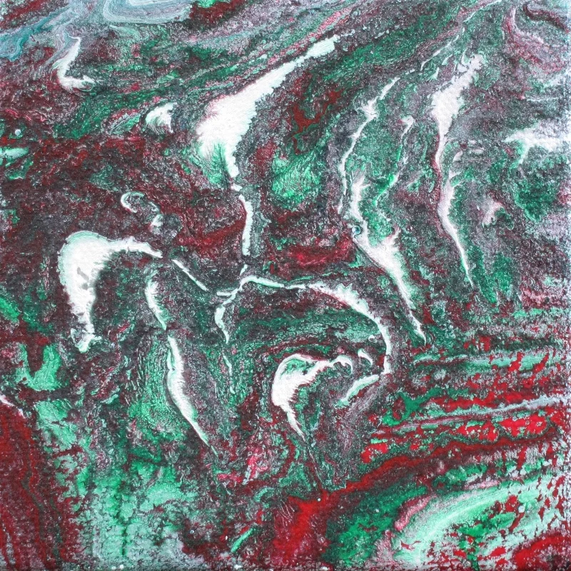 2017 4" x 4", Acrylic on Canvas