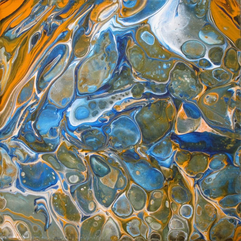 2017 4" x 4", Acrylic on Canvas
