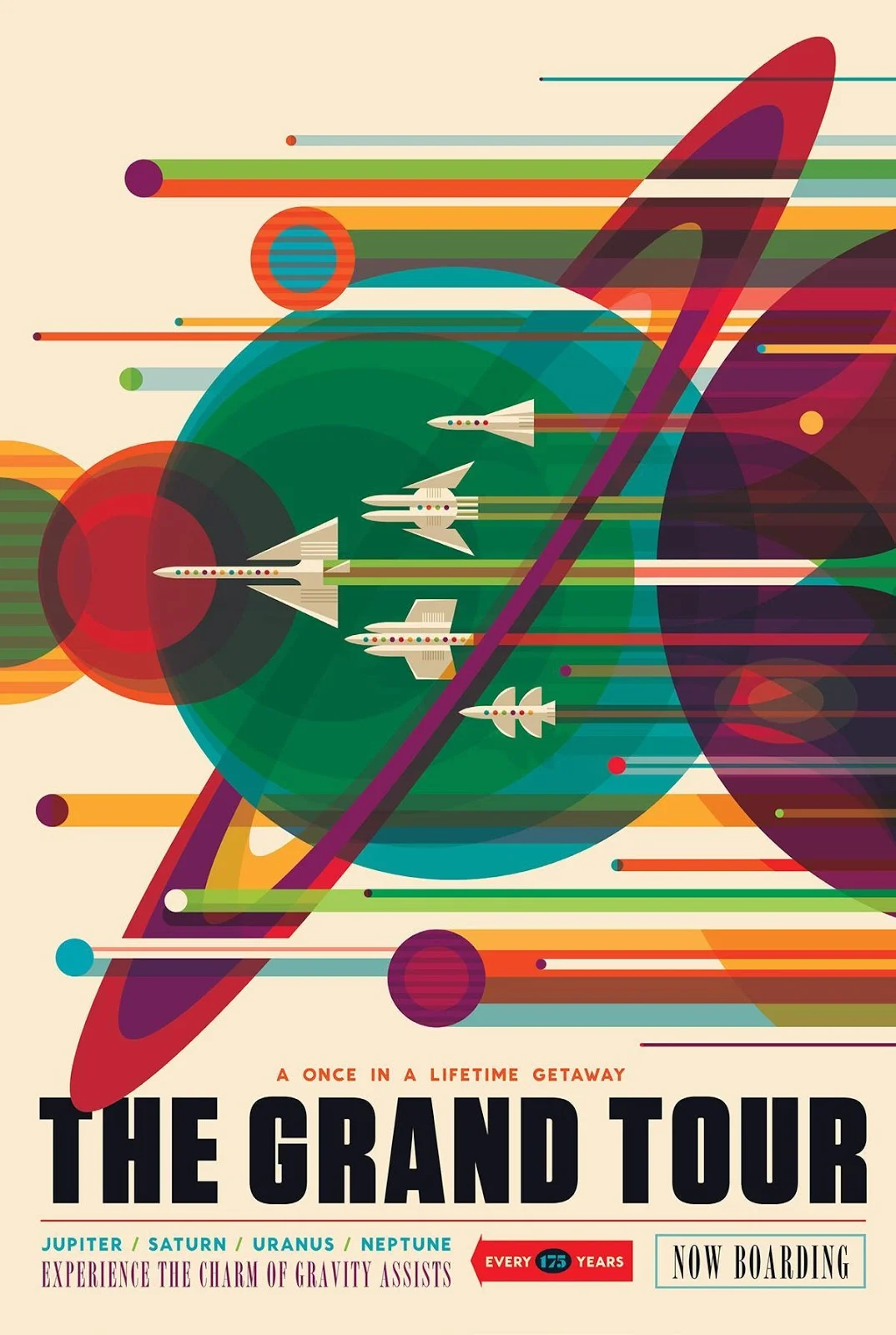 Studio JPL Poster Commemorating the Voyager Mission. Image credit: NASA