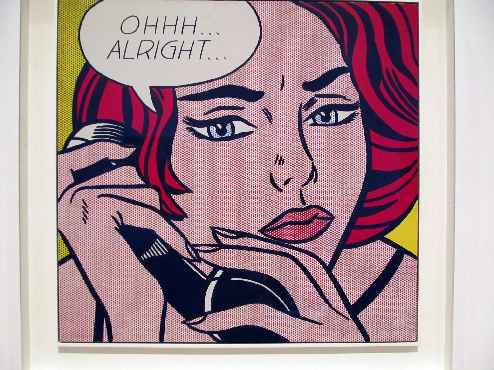 Ohh...Alright (1964) by Roy Lichtenstein. Photo by daryl_mitchell / CC BY 2.0 .