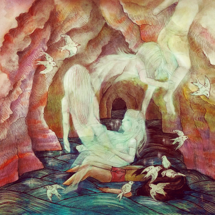The album artwork Yvette Young created for her 2014 release, Acoustics EP .