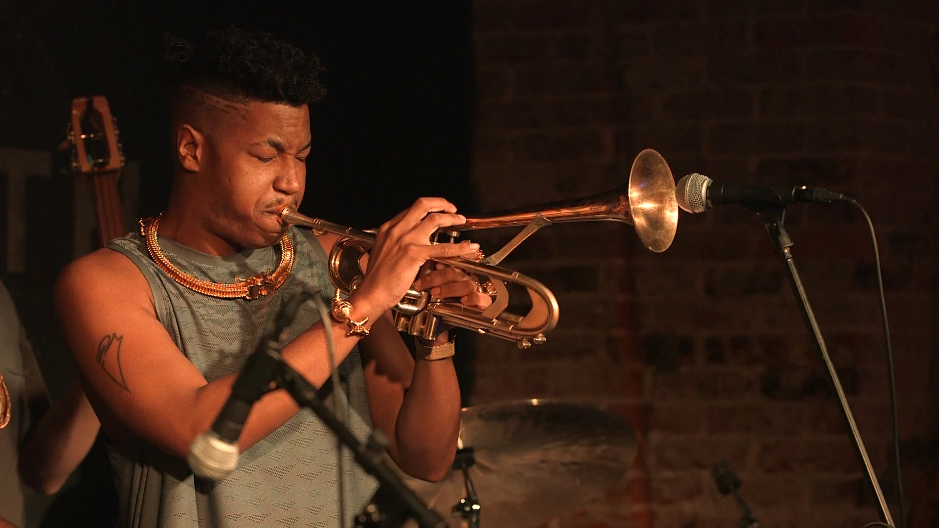 Christian Scott playing the trumpet at south 2.jpg