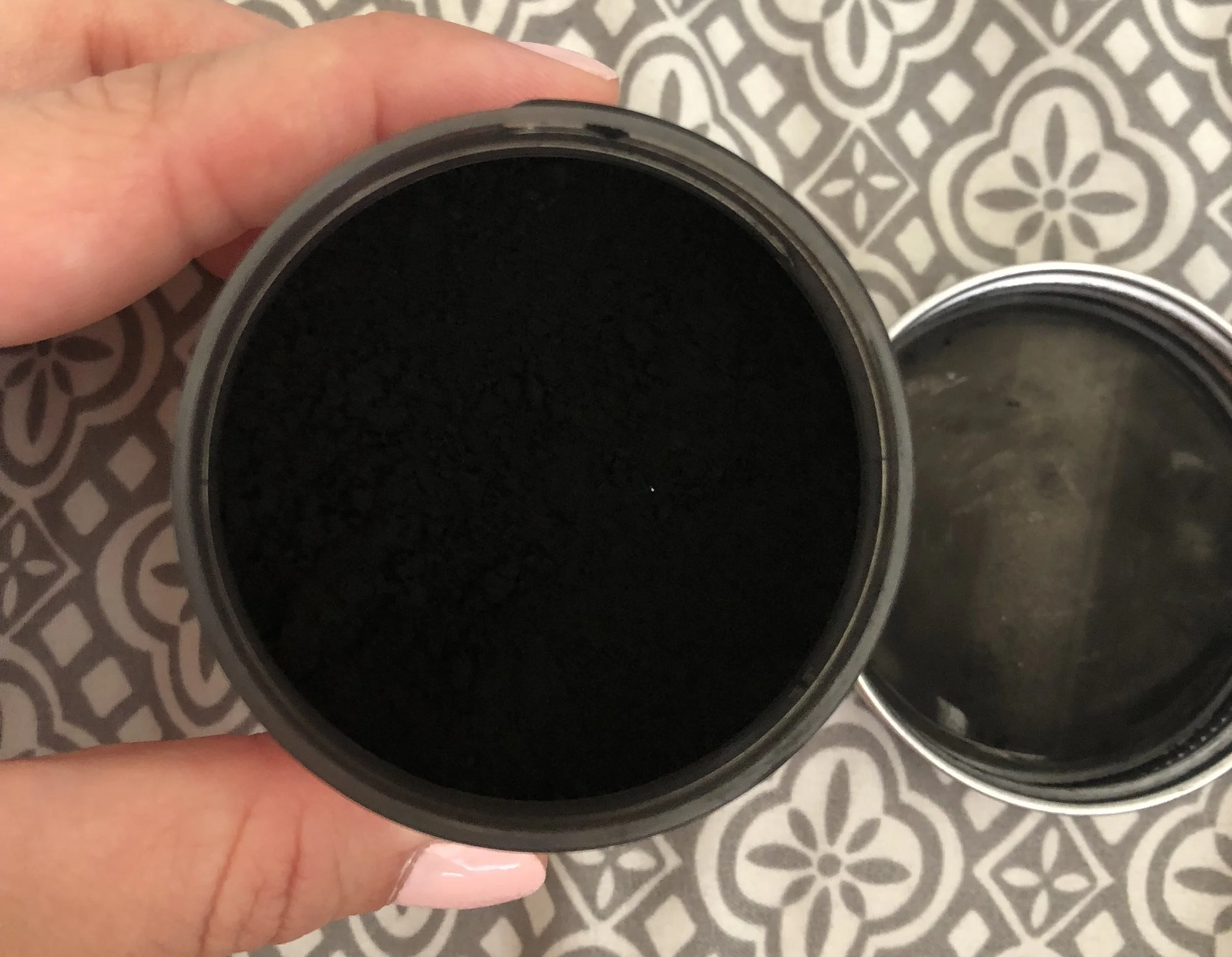 In case you've never used activated charcoal before, this is it! (USE WITH CAUTION. MESSY!)