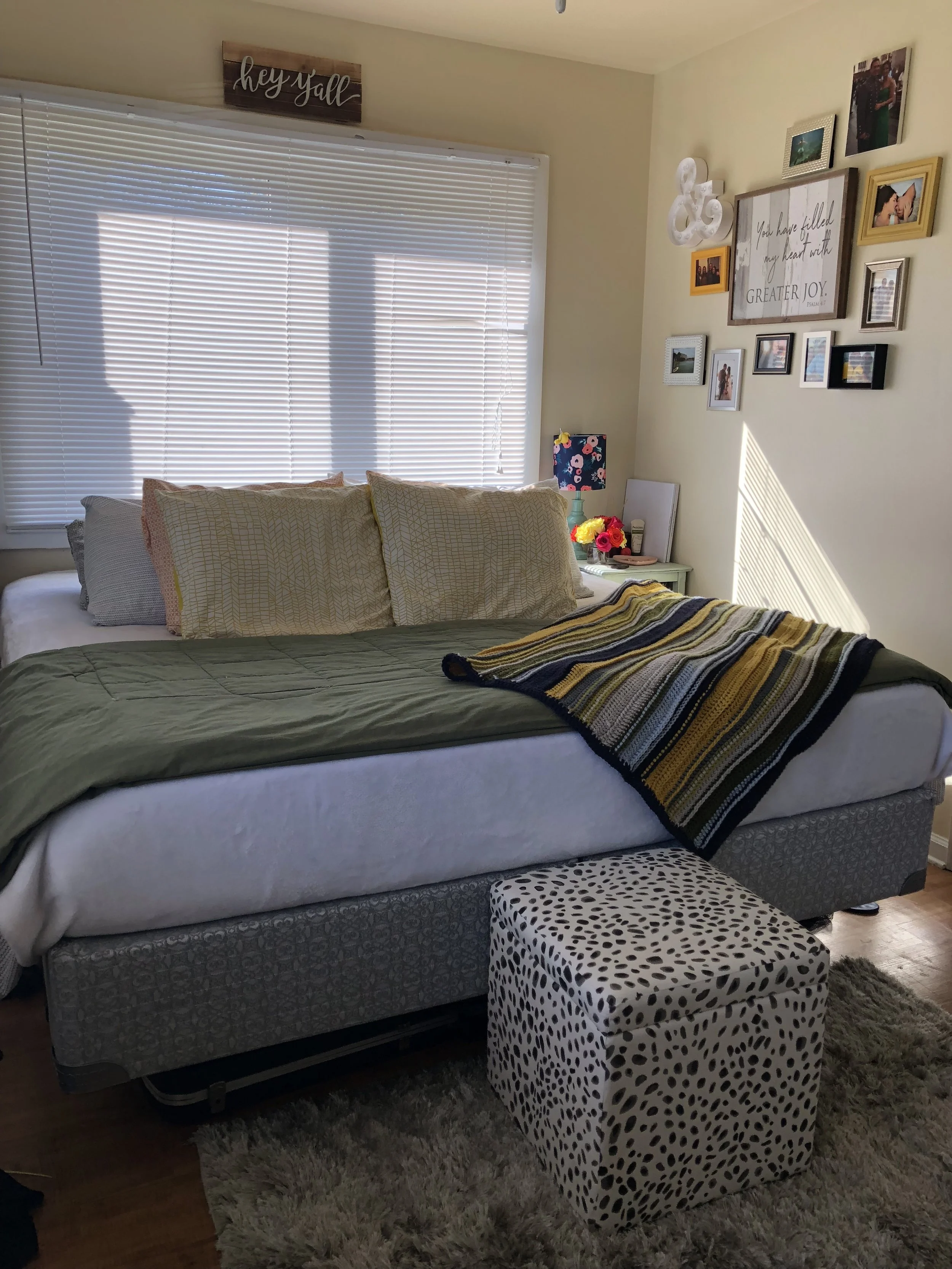 The most perfect, comfortable bed ever.&nbsp;