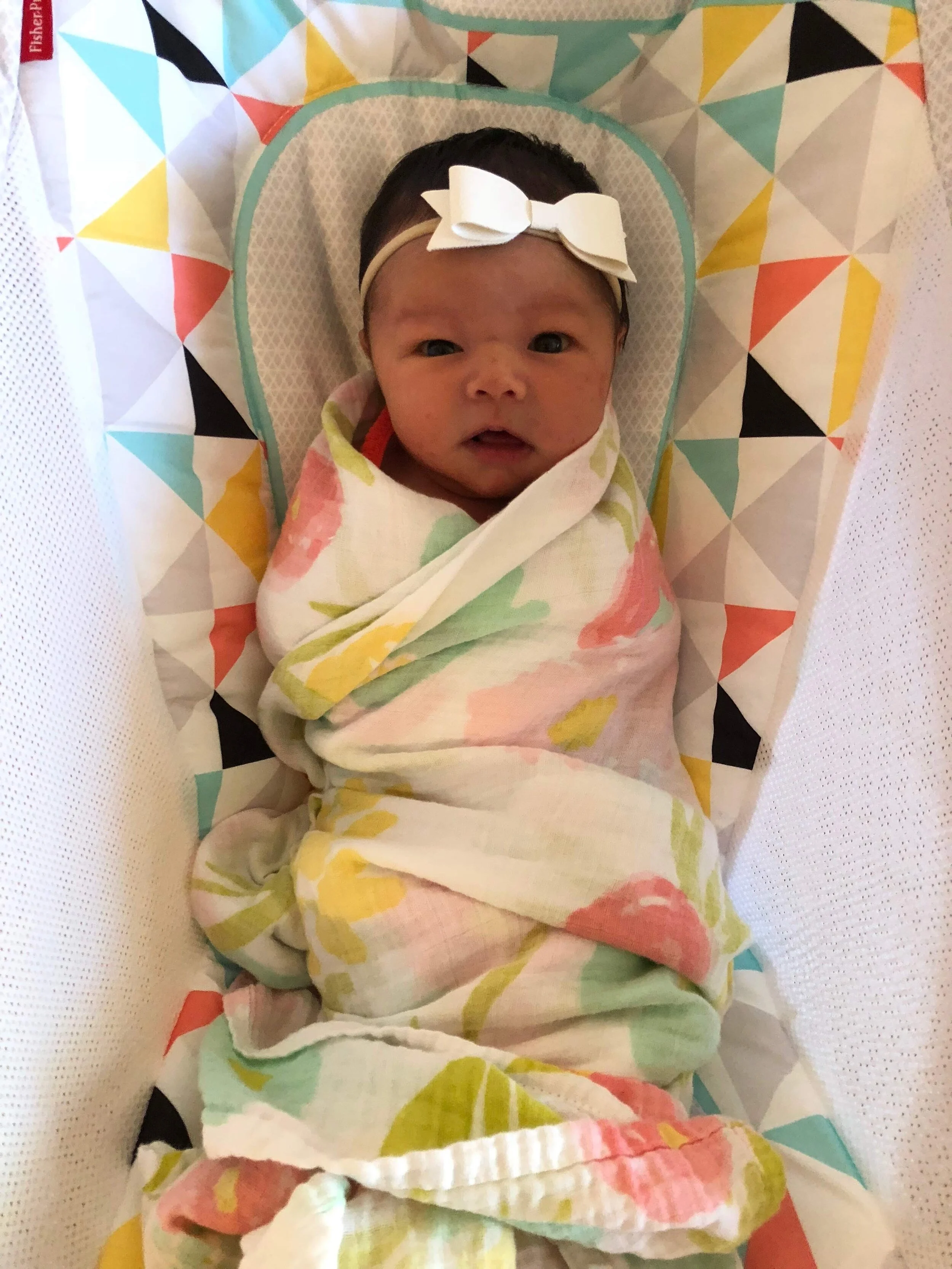 My sweet, sweet girl at just 6 days old.