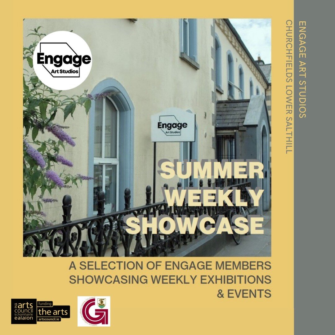 🌞The Summer Weekly Showcase is BACK!🌞
Engage Art Studios is delighted host our members showcase again this August &amp; September. 
Each week beginning Monday 15th of August one of our selected members will take over the space and make use of it in